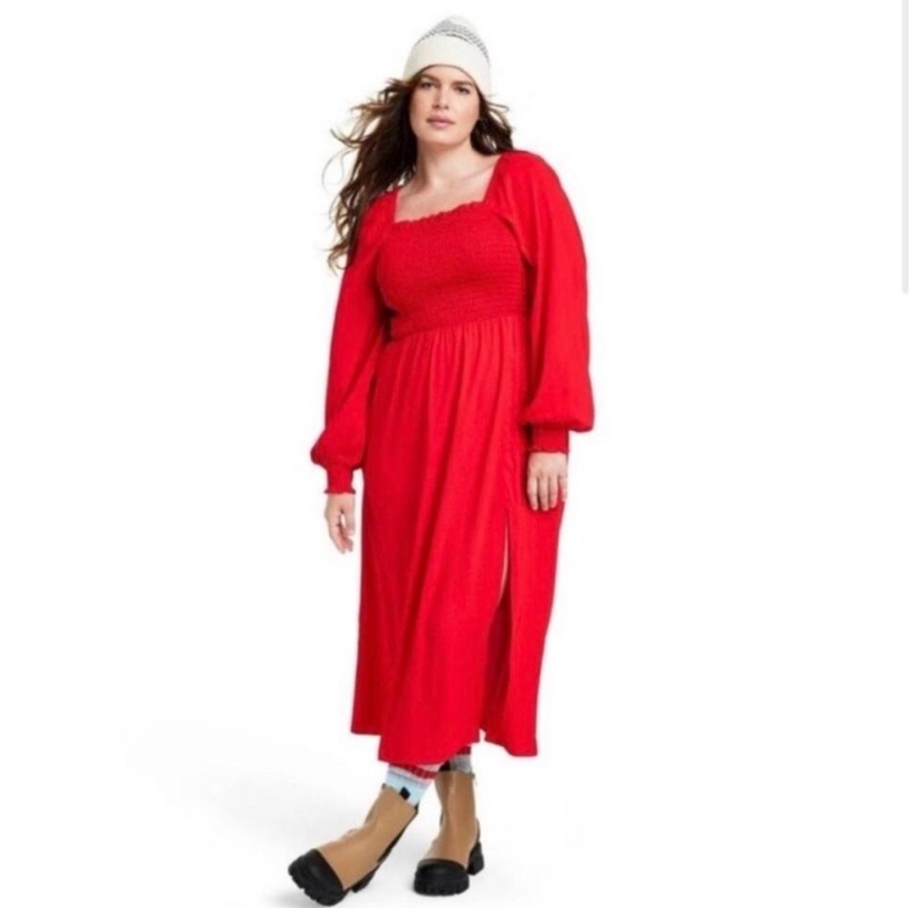 La Ligne Red Maxi Dress